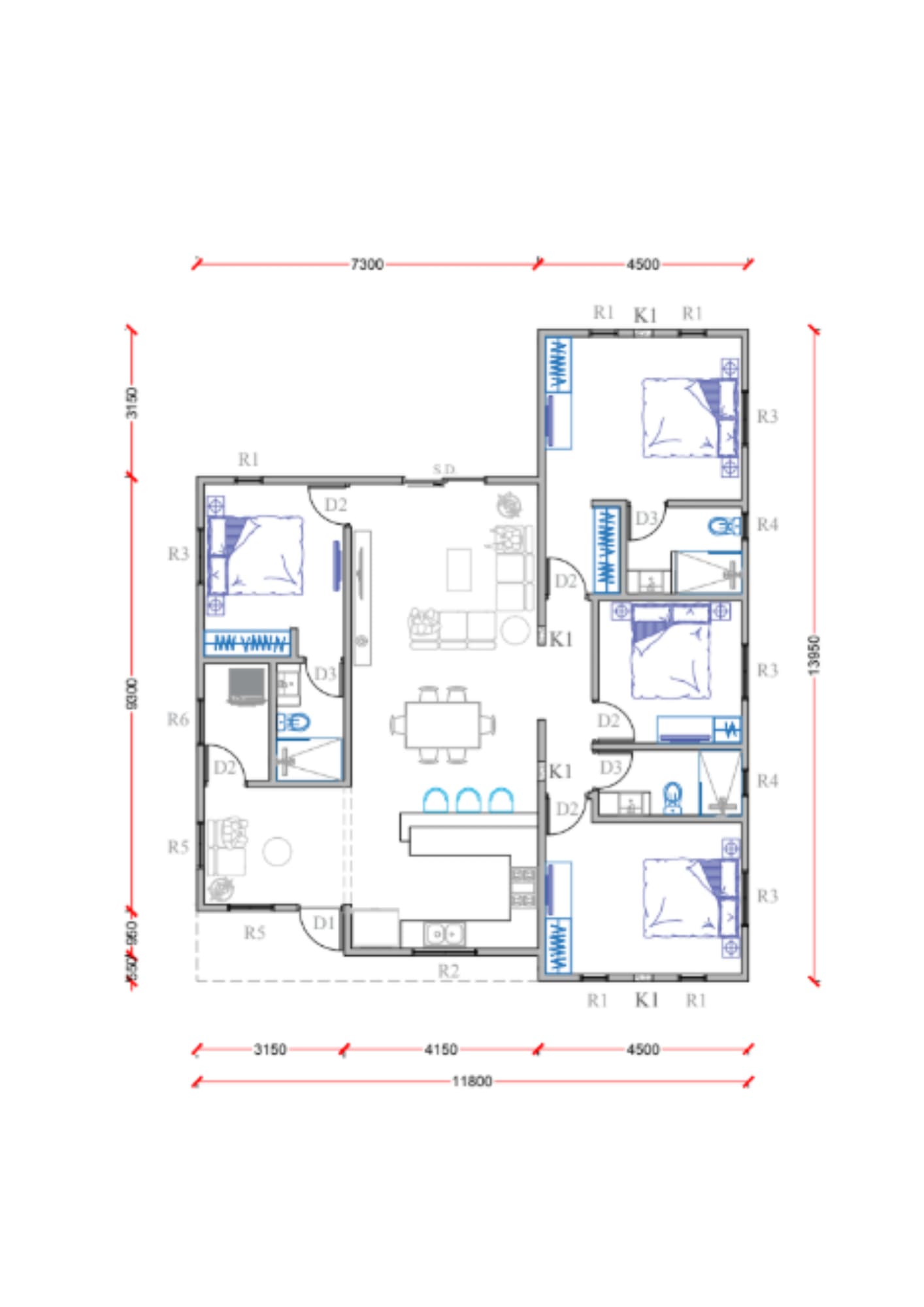Site plan for Oliver